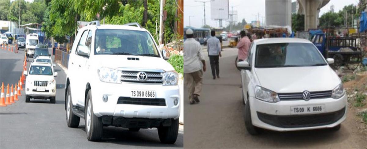 Rogue car masquerades as CM’s convoy vehicle